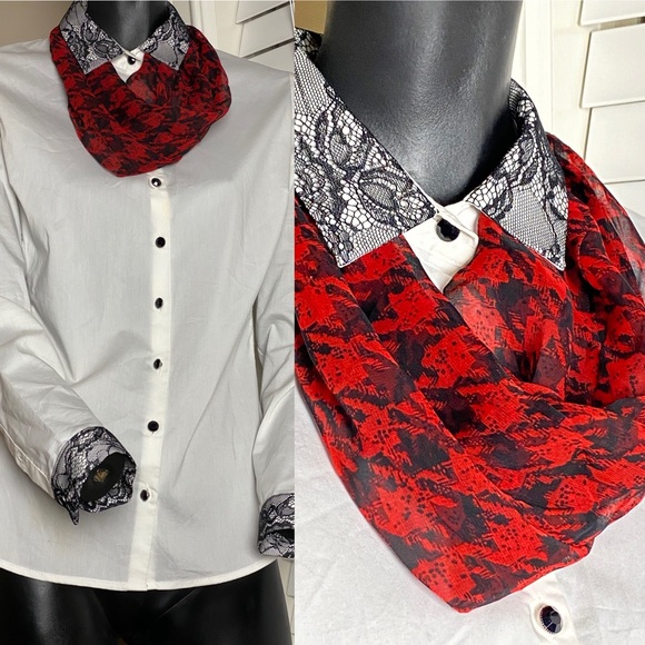 ✨🚨SOLD on LIVE🚨✨ Checkerboard Scarve - Picture 1 of 4